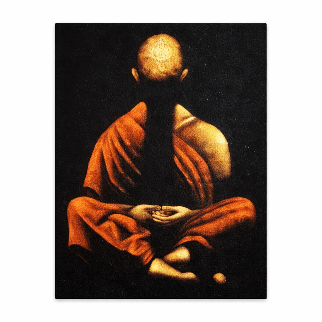 Heavenly Monk Painting Wall Art - Heavenly Home Furniture