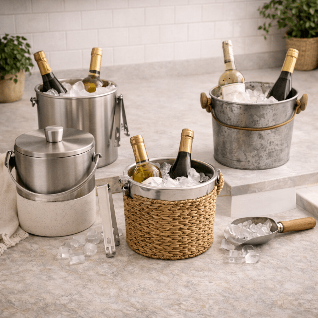 Kitchen-Ice Buckets - Heavenly Home Furniture