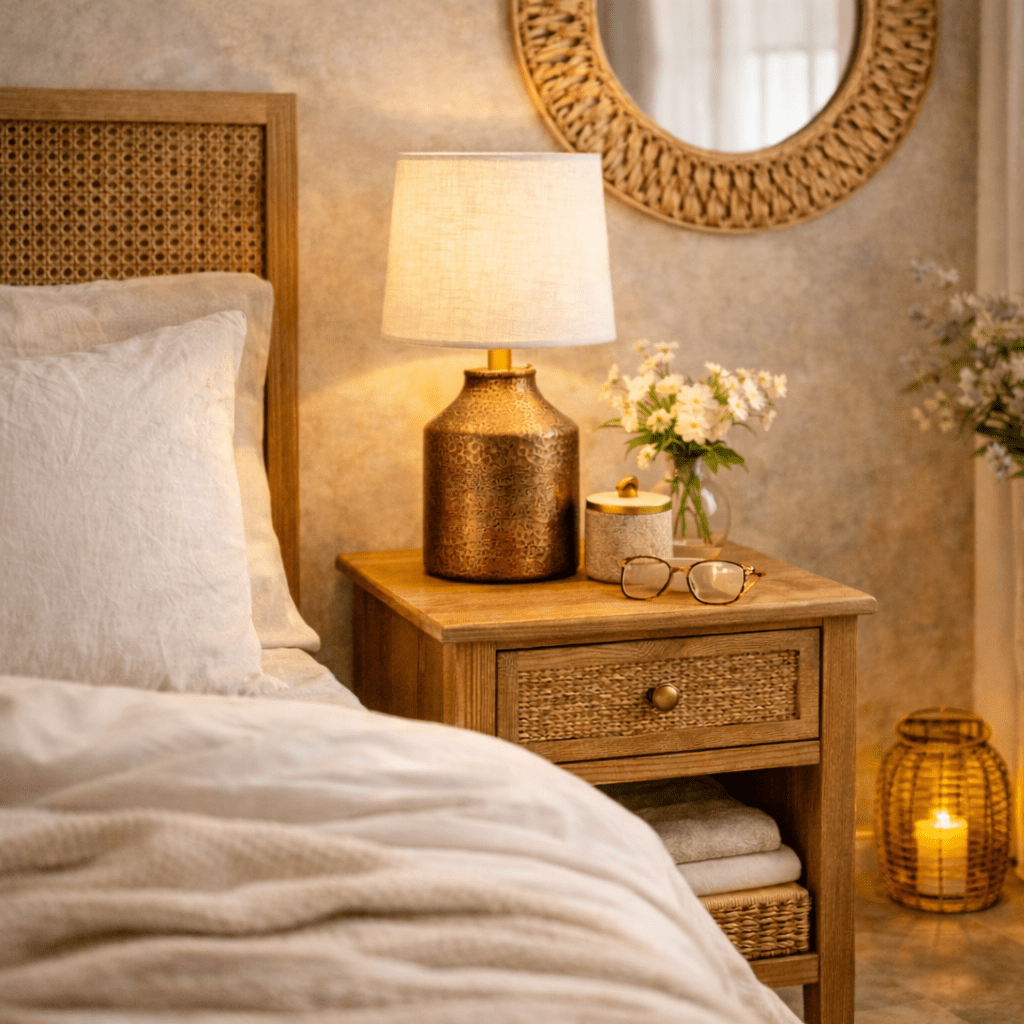 Bedroom-Bedside Table - Heavenly Home Furniture