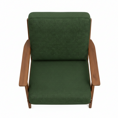 Heavenly Green Mid-Century Chair
