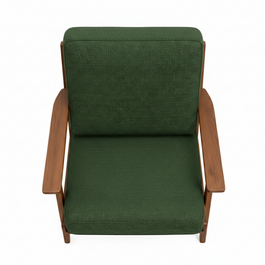 Heavenly Green Mid-Century Chair