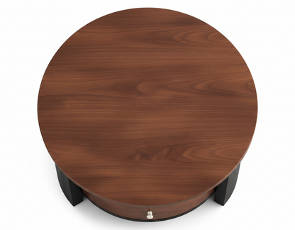 Heavenly Black & Walnut Coffee Table