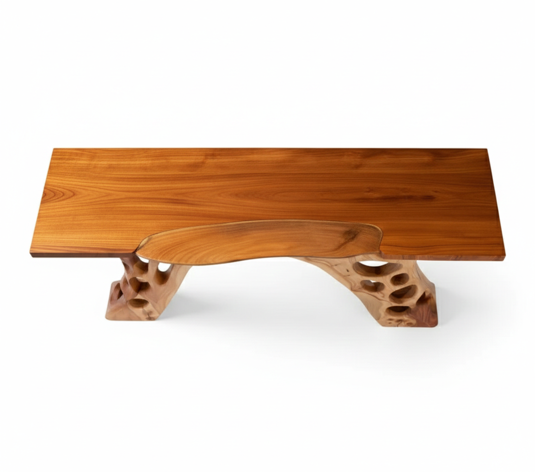 Heavenly Arts Console Table In Suar Wood