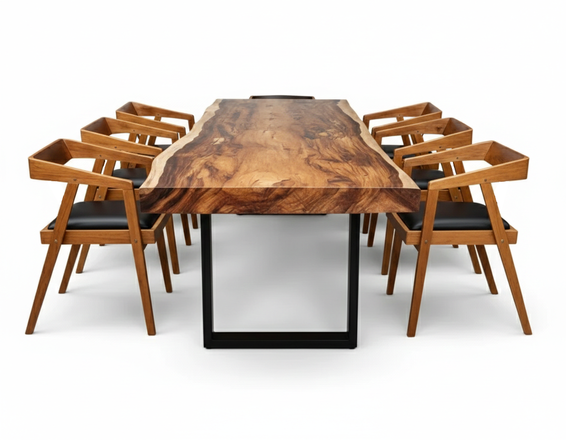 Heavenly Suar Wood Resin Table