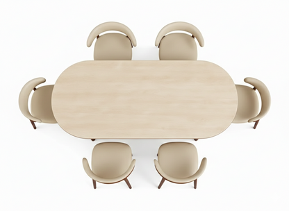 Heavenly Cream Deco Dining Table