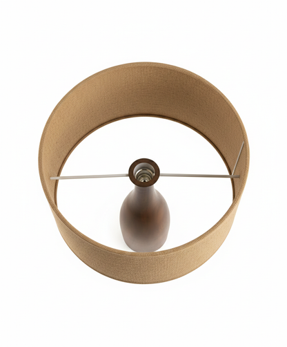 Heavenly Bronzed Wooden Table Lamp