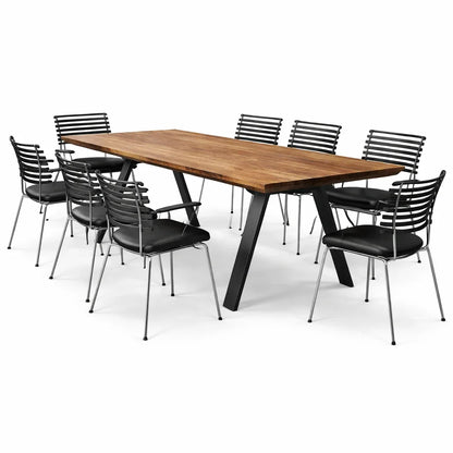Heavenly Suar Chi Black Dining Table - Heavenly Home Furniture