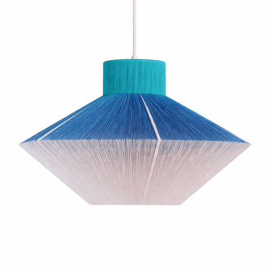 Heavenly Halo Colored Cotton Pendant Light - Heavenly Home Furniture