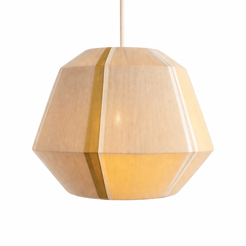 Heavenly Filippo Natural Cotton Pendant Light - Heavenly Home Furniture