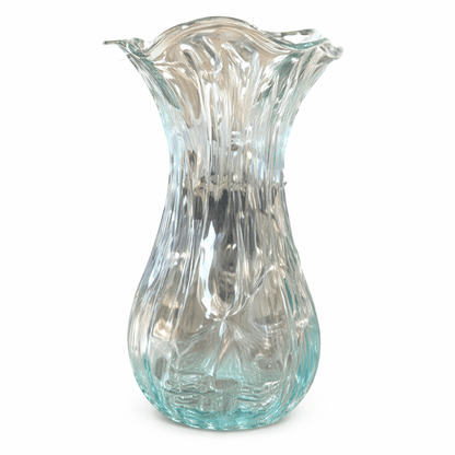 Heavenly Glass Wave Vase - Heavenly Home Furniture