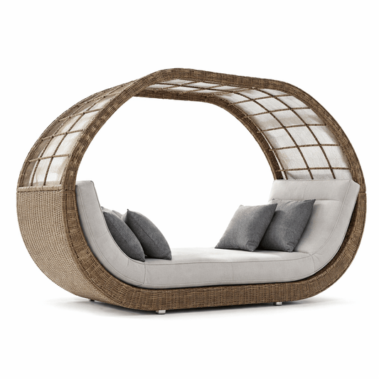 Heavenly Love Sun Bed Oval - Heavenly Home Furniture