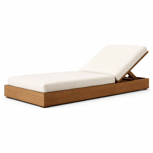 Heavenly Teak Sun Lounger - Heavenly Home Furniture