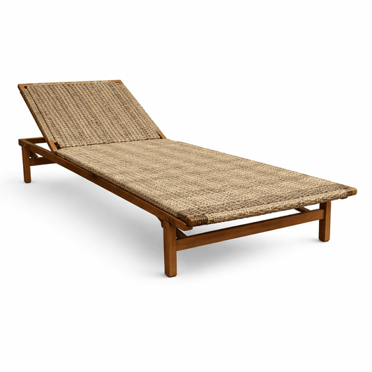 Heavenly Rattan Webbing Sun Lounger - Heavenly Home Furniture