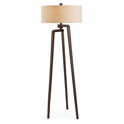 Heavenly Teak Wood Standing Lamp Bali