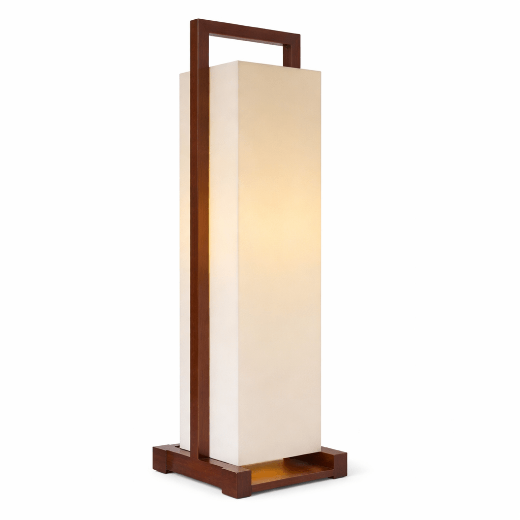 Heavenly Teak Standing Floor Lamp - Heavenly Home Furniture