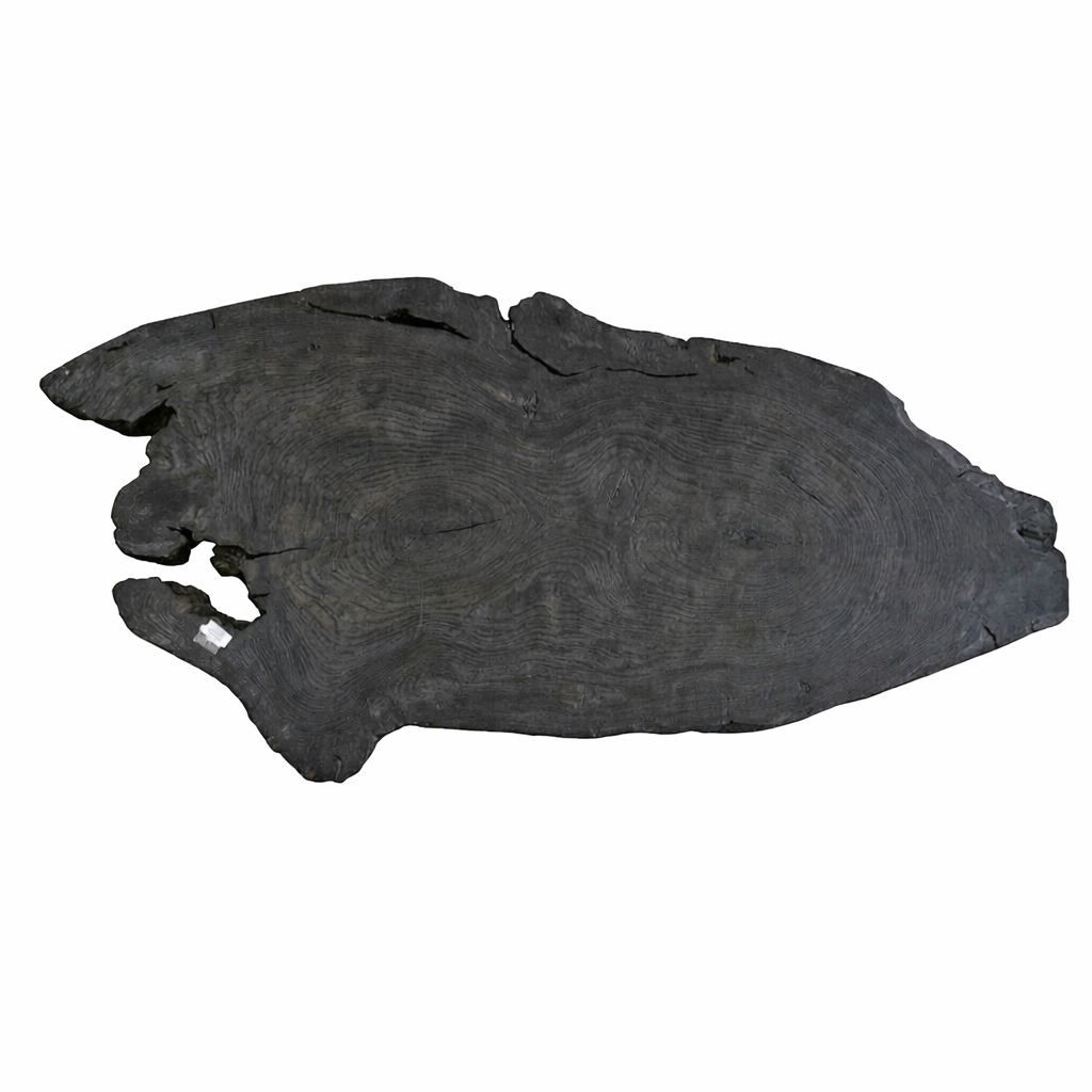 Heavenly Aluminum, Glass & Wood Table