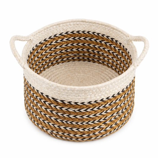 Heavenly White Halo 3 Piece Basket Set