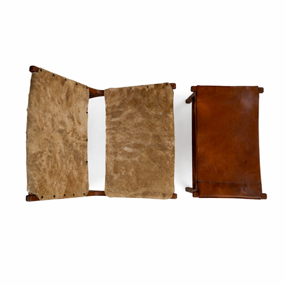 Heavenly Leather & Wood Chill Chair