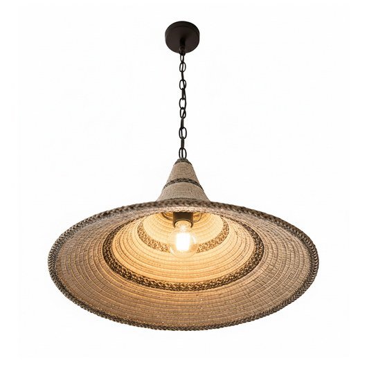 Heavenly Natural Rattan Ceiling Shade