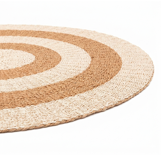 Heavenly Rings Seagrass Carpet/ Rug