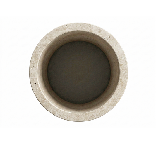 Heavenly Lime Stone Pedestal Sink