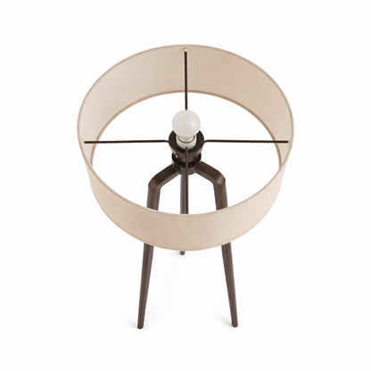 Heavenly Teak Wood Standing Lamp